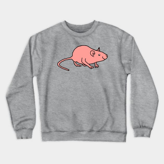 Rose Rat Crewneck Sweatshirt by ellenhenryart